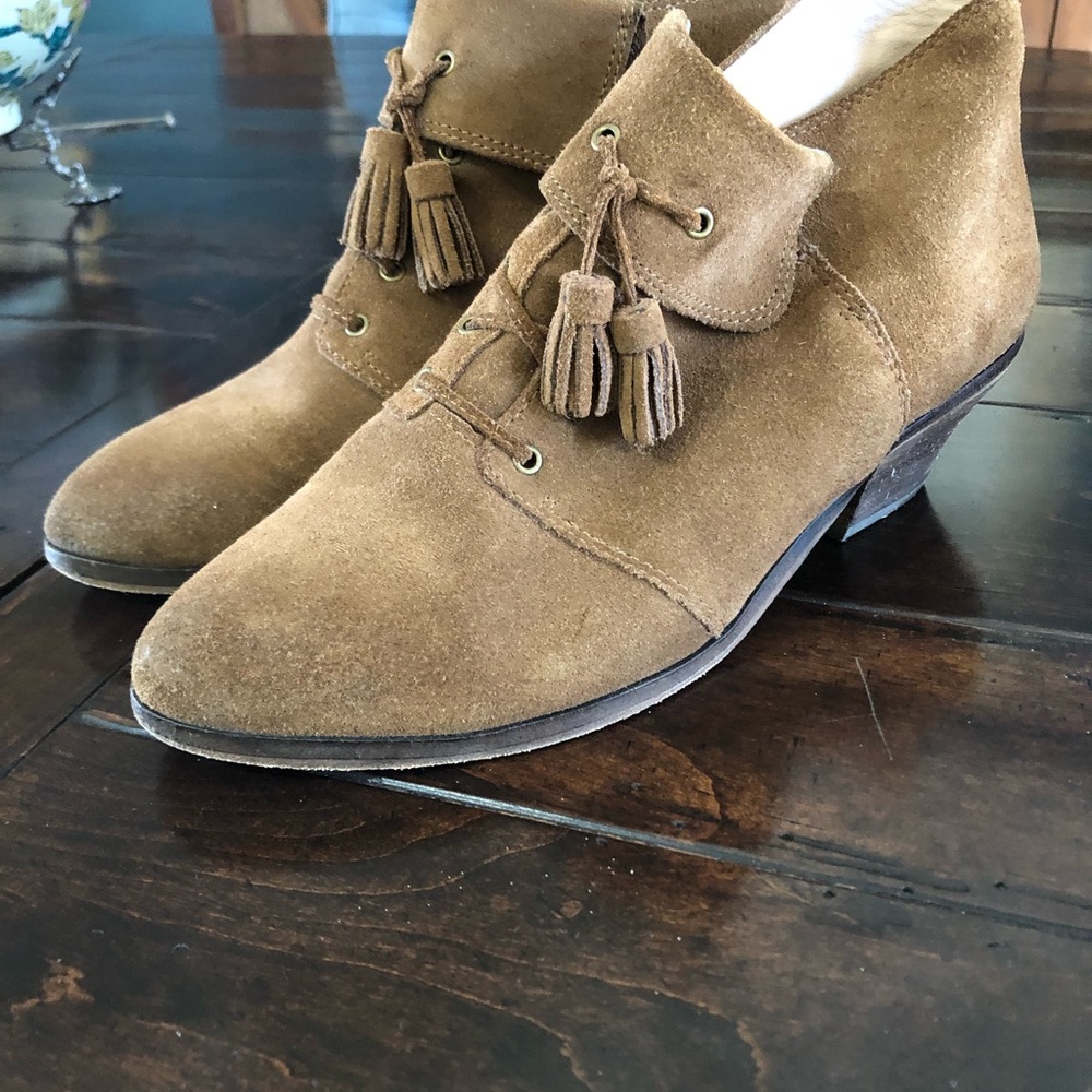 Plenty by Tracy Reece suede booties with tassels